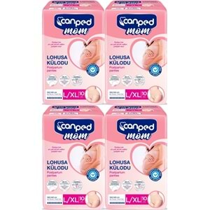 Canped Mom Lohusa Külodu - Külot Bez L - Large - Büyük / XL - Extra Large - 40 Adet (4PK*10)