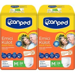 Canped Emici Külot Hasta Yetişkin Bezi M - Orta - Medium 48 Adet (2PK*24)