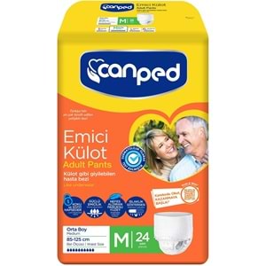 Canped Emici Külot Hasta Yetişkin Bezi M - Orta - Medium 96 Adet (4PK*24)