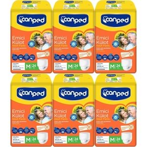 Canped Emici Külot Hasta Yetişkin Bezi M - Orta - Medium 144 Adet (6PK*24)