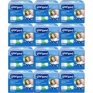 Canped Hasta Bezi Yetişkin Bel Bantlı Tekstil Yüzey M - Orta - Medium 216 (12PK*18)