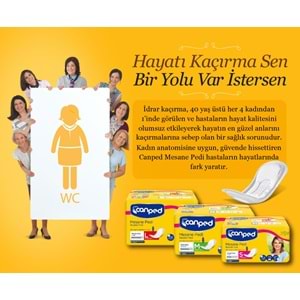 Canped Mesane Pedi Klasik M - Orta - Medium Boy 50 Adet