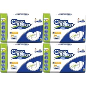Clearmotion Yetişkin Hasta Bezi Bel Bantlı M - Orta - Medium 120 Adet (4PK*30)