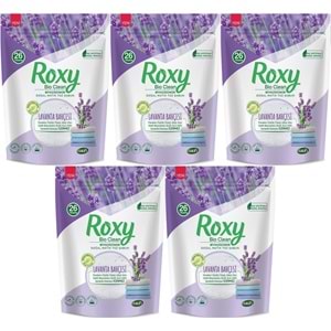 Dalan Roxy Bio Clean Matik Sabun Tozu 800GR Lavanta Bahçesi (5 Li Set) (130 Yıkama)