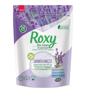 Dalan Roxy Bio Clean Matik Sabun Tozu 800GR Lavanta Bahçesi (9 Lu Set) (234 Yıkama)