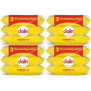 Dalin Islak Havlu Mendil Klasik 56 Yaprak 12 Li Set (672 Yaprak)