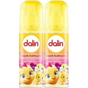 Dalin Bebek Kolonyası 150ML Çiçek Bahçesi (Menekşe-Yasemin-Limon Kokulu) (2 Li Set)