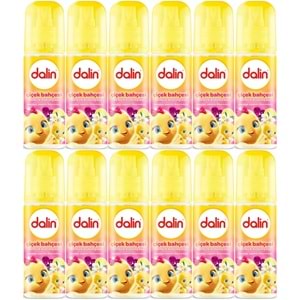 Dalin Bebek Kolonyası 150ML Çiçek Bahçesi (Menekşe-Yasemin-Limon Kokulu) (12 Li Set)