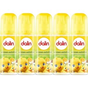 Dalin Bebek Kolonyası 150ML Orman Esintisi (Turunçgiller-Yasemin-Misk Kokulu) (5 Li Set)