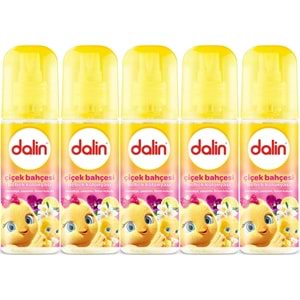 Dalin Bebek Kolonyası 150ML Çiçek Bahçesi (Menekşe-Yasemin-Limon Kokulu) (5 Li Set)