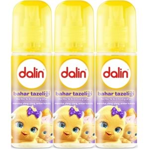 Dalin Bebek Kolonyası 150ML Bahar Tazeliği (Manolya-Ylang,Ylang-Amber Kokulu) (3 Lü Set)