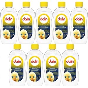 Dalin Bebek Yağı 300ML Rahat ve Mutlu Vanilya Kokulu Nemlendirici (9 Lu Set)