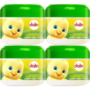 Dalin Vazelin 100ML Nem ve Koruma Avakado Yağlı (4 Lü Set)
