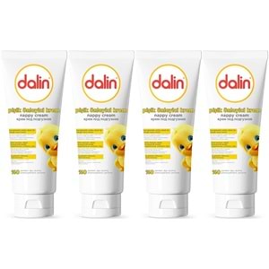 Dalin Pişik öneliyici Krem/Pişik Kremi 100ML (Bebekler İçin) (4 Lü Set)