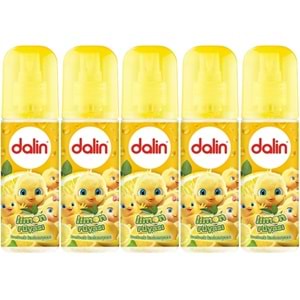 Dalin Bebek Kolonyası 150ML Limon Çiçeği (Limon-Bergomat-Papatya) (5 Li Set)
