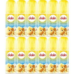Dalin Bebek Kolonyası 150ML Deniz Esintisi (Bergomat-Zambak-Misk Kokulu) (12 Li Set)