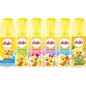 Dalin Bebek Kolonyası 150ML (Okyanus-Orman-Deniz-Çiçek-Bahar-Limon) Karma 6 Lı Set