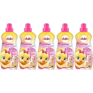 Dalin Çamaşır Yumuşatıcı 1500ML Bahar Ninnisi (5 Li Set) (Bebeklere Özel)