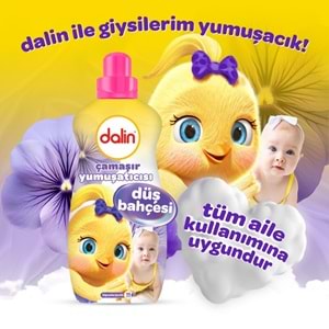 Dalin Çamaşır Yumuşatıcı 1500ML Düş Bahçesi (2 Li Set) (Bebeklere Özel)