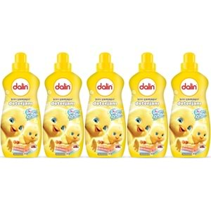 Dalin Çamaşır Deterjanı 1.5LT Bıcı Bıcı Kokulu (Hassas ve Hipoalerjenik Formül) (5 Li Set)
