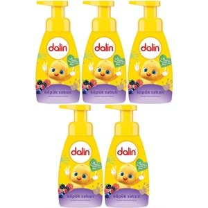 Dalin Köpük Sabun 200ML Mango ve Portakal Kokulu (Çoçuklarınız İçin) (5 Li Set)