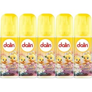 Dalin Bebek Kolonyası 150ML Peri Masalı (Yasemin-Portakal Çiceği-Paçuli Kokulu) (5 Li Set)
