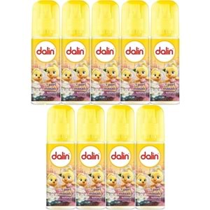 Dalin Bebek Kolonyası 150ML Peri Masalı (Yasemin-Portakal Çiceği-Paçuli Kokulu) (9 Lu Set)