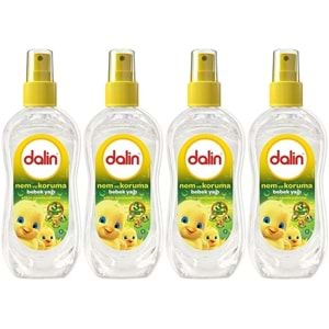 Dalin Bebek Yağı 200ML Sprey Nem ve Koruma (4 Lü Set)