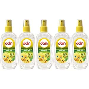 Dalin Bebek Yağı 200ML Sprey Nem ve Koruma (5 Li Set)