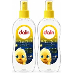 Dalin Bebek Yağı 200ML Sprey Rahat ve Mutlu (2 Li Set)