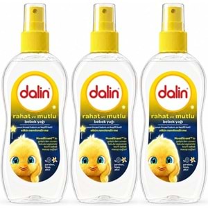 Dalin Bebek Yağı 200ML Sprey Rahat ve Mutlu (3 Lü Set)