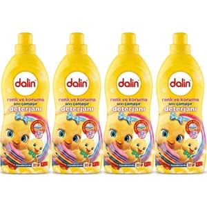 Dalin Sıvı Çamaşır Deterjanı 1500 ML Renk ve Koruma (Hipoalerjenik) (4 Lü Set)