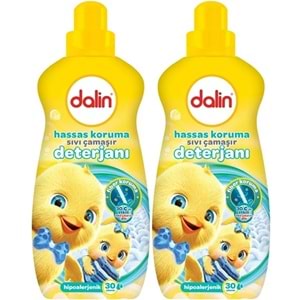 Dalin Sıvı Çamaşır Deterjanı 1500 ML Hassas Koruma (Hipoalerjenik) (2 Li Set)