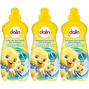 Dalin Sıvı Çamaşır Deterjanı 1500 ML Hassas Koruma (Hipoalerjenik) (3 Lü Set)