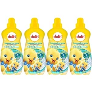 Dalin Sıvı Çamaşır Deterjanı 1500 ML Hassas Koruma (Hipoalerjenik) (4 Lü Set)