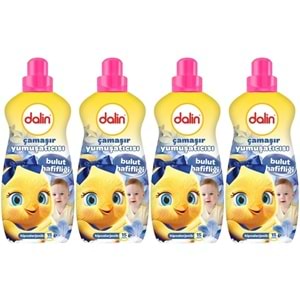 Dalin Çamaşır Yumuşatıcı 1500ML Bulut Hafifliği (Hipoalerjenik) (4 Lü Set)