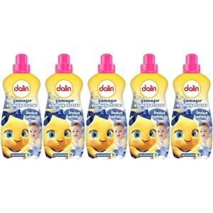 Dalin Çamaşır Yumuşatıcı 1500ML Bulut Hafifliği (Hipoalerjenik) (5 Li Set)