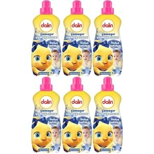Dalin Çamaşır Yumuşatıcı 1500ML Bulut Hafifliği (Hipoalerjenik) (6 Lı Set)