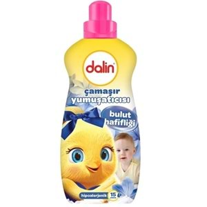 Dalin Çamaşır Yumuşatıcı 1500 ML 6 Lı Karma Set – Bulut Hafifliği + Gün Işığı 9 Litre Hipoalerjenik