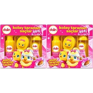 Dalin Kolay Taranan Saçlar Seti (Şampuan + Sprey + Tarak) Avantaj Paket (2 Li Set)