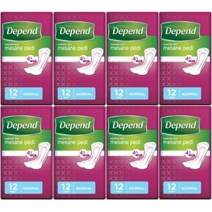Depend Mesane Pedi Kadın Normal 96 Adet