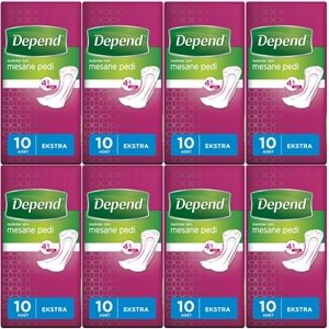 Depend Mesane Pedi Kadın Ekstra 80 Adet