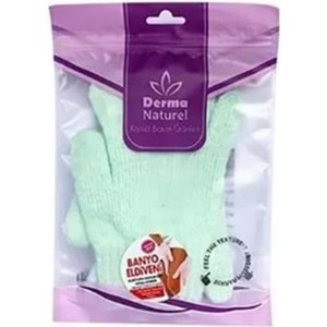 Derma Naturel Parmaklı Banyo Eldiveni MS-23 (3 Lü Set)
