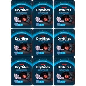 Drynites Emici Gece Külodu/Külot Bez Erkek 13+ Yaş (48-60KG) X Large 180 Adet Mega Pk (9PK*20)