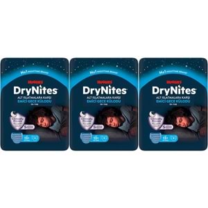 Drynites Emici Gece Külodu/Külot Bez Erkek 13+ Yaş (48-60KG) X Large 27 Adet (3PK*9)