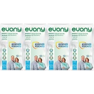 Evony Hasta Bezi Yetişkin Emici Külot M-Orta 120 Adet (4PK*30)
