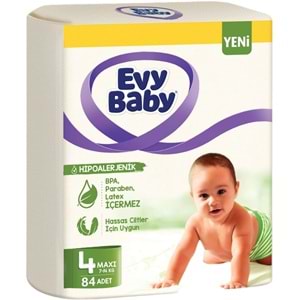 Evy Baby Bebek Bezi 4 Beden 7-14 KG Maxi 168 Adet Ekonomik Süper Fırsat Pk