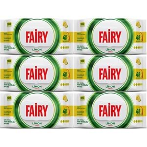 Fairy Yüzey Temizlik Havlusu 100 Yaprak Limon Yağlı - Beyaz Sirke - Karbonat (6 Lı Set) 600 Yaprak