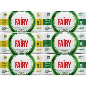 Fairy Yüzey Temizlik Havlusu 100 Yaprak Limon Yağlı & Aktif Oksijen (6 Lı Set) 600 Yaprak Karma