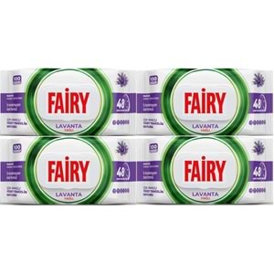 Fairy Yüzey Temizlik Havlusu 100 Yaprak Lavanta Yağlı - Beyaz Sirke - Karbonat (4 Lü Set) 400 Yaprak